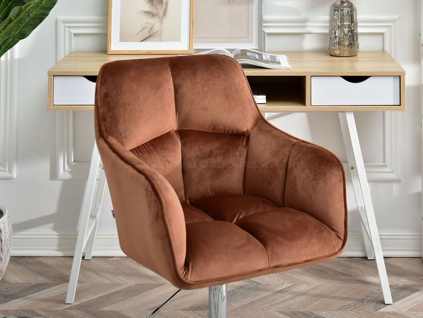 Křeslo Island (měděná + chromová)