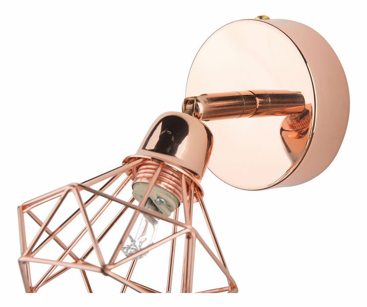 Stropní/nástěnné svítidlo Emanuela (měděná)