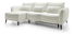 Rohová sedací souprava Eilish (L) (krémová)