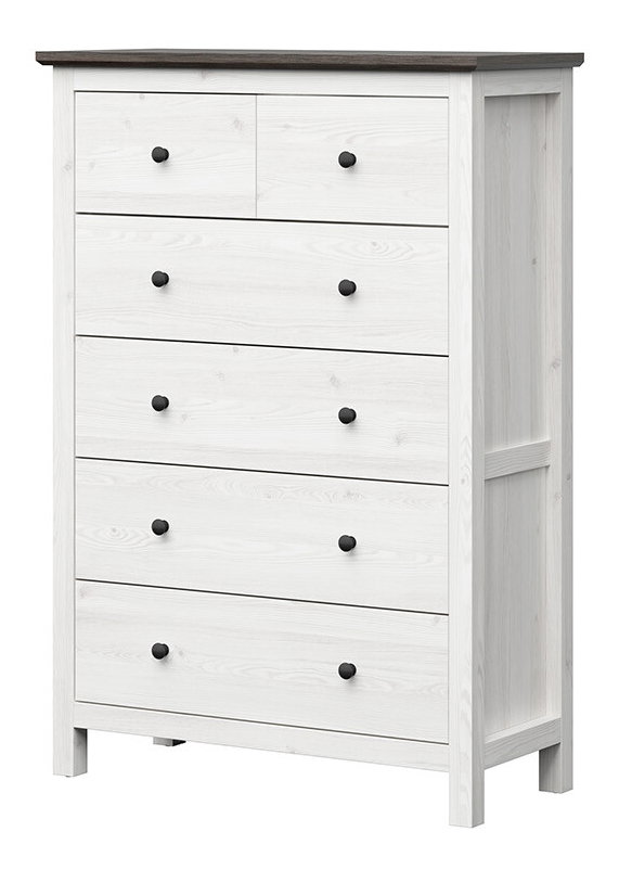 Komoda BRW Hesen KOM6S/15/10 (modřín sibiu světlý + borovice larico)