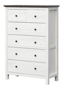 Komoda BRW Hesen KOM6S/15/10 (modřín sibiu světlý + borovice larico)