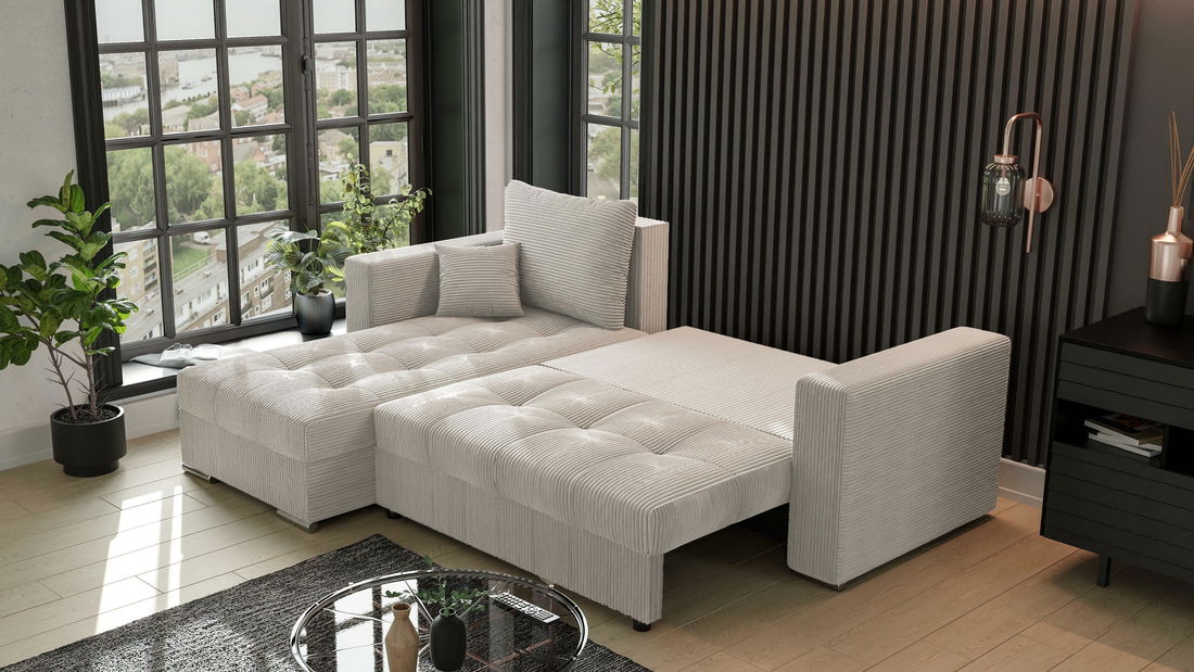 Rohová sedačka Josie (L) (béžová)