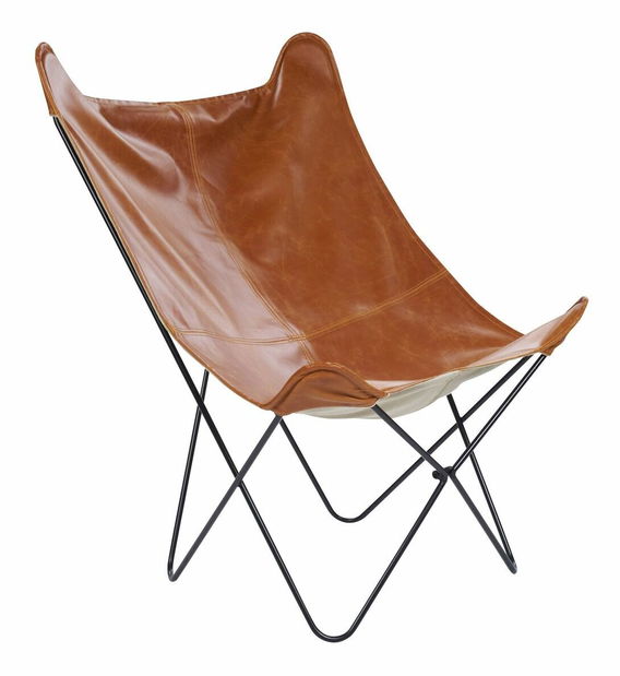 Křeslo Nybza (hnědá)