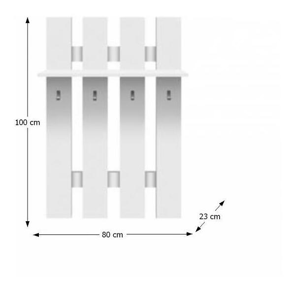 Věšákový panel Timmy Typ 17