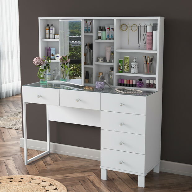 Policová skříň Jeli (ořech)