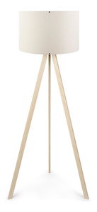 Stojanová lampa Comporollo 1 (krémová + dub)