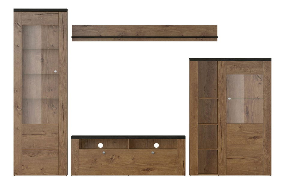 Obývací stěna Larita Typ 10 (dub lefkas)