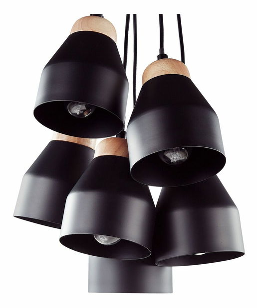 Závěsná lampa Colim (černá)