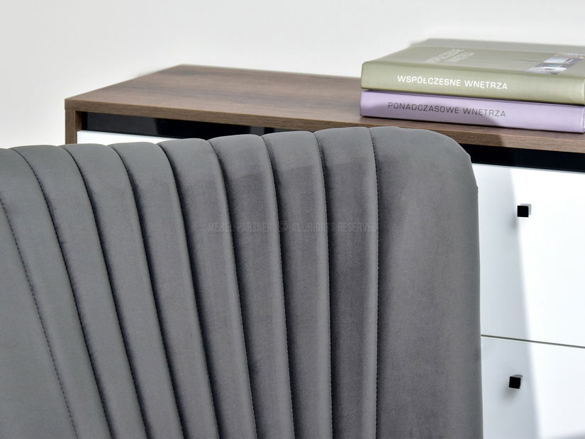 Relaxační křeslo Nuttshell (grafitová + černá)