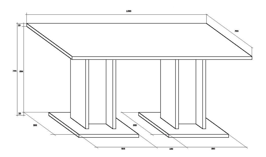 Jídelní stůl Benito BON- 03 ( pro 6 osob )