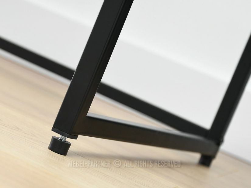 Konzolový stolek Eliash (dub + černá)