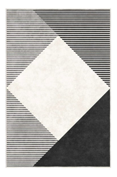 Koberec 160 x 230 cm Stefanie 28 (šedá + černá)