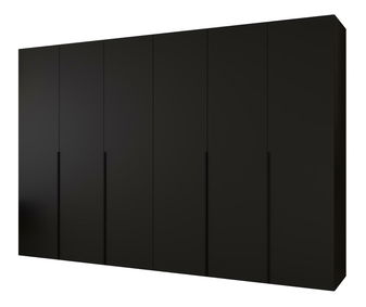 Šatní skříň 300 cm Alice 1 (černá + černá)