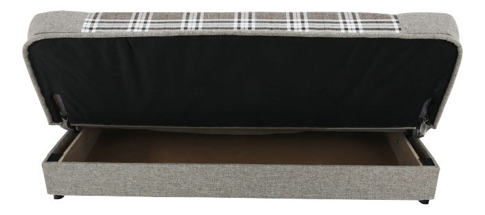 Pohovka Pale hnědá + bílá