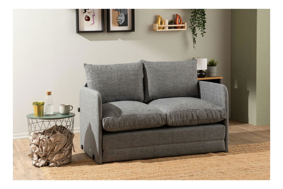 Rozkládací pohovka Sagoretti (světle šedá)