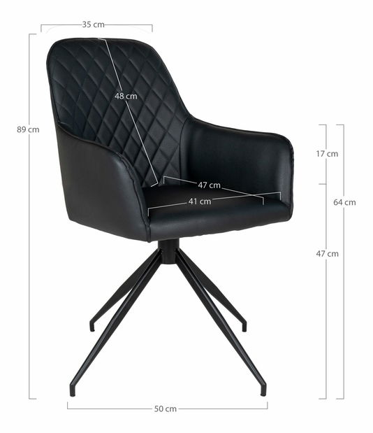 Jídelní židle Heravina 2 (černá)