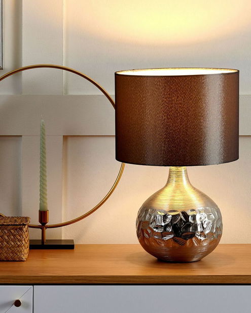 Stolní lampa Yakuna (šedá)