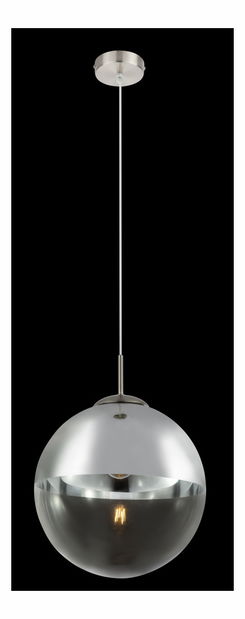 Závěsné svítidlo Varus 15853 (moderní/designové) (nikl + průhledná)