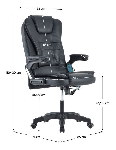 Masážní křeslo Tylor OC709 (černá)