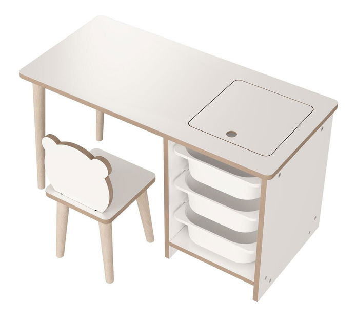 Dětský stolek se židlí Sonka 1 (bílá)