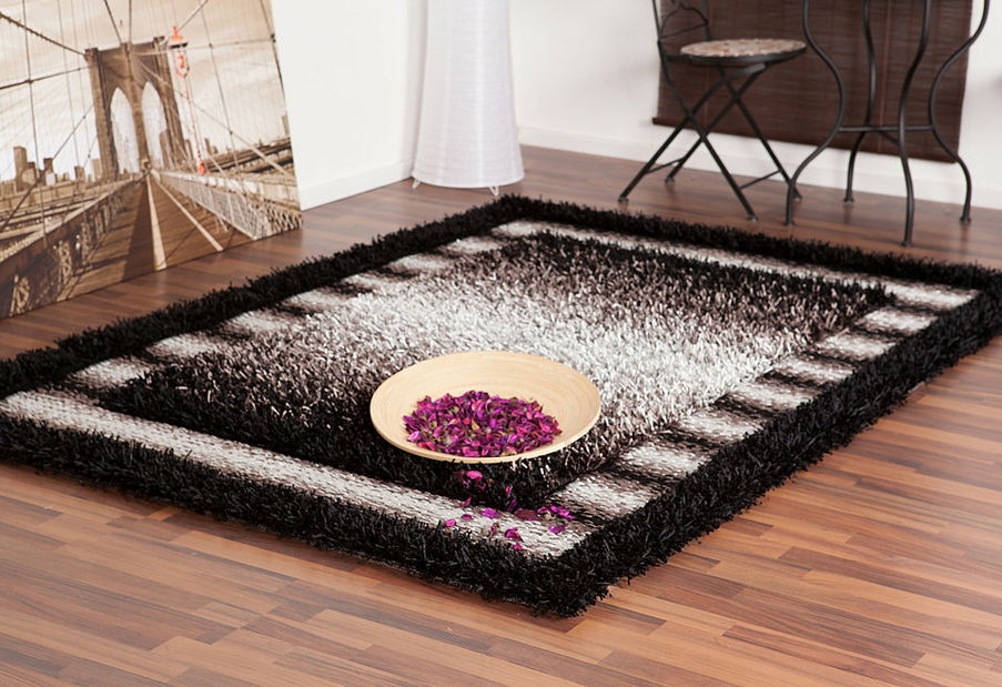 Ručně tkaný koberec Sepia 100 Black