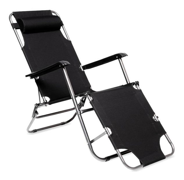 Zahradní lehátko Combei (černá)