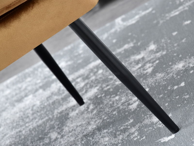 Křeslo Etimee F (zlatá + černá)