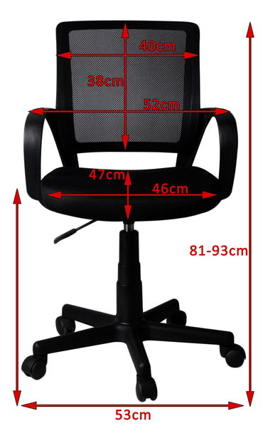 Dětská židle Fergus (červená)