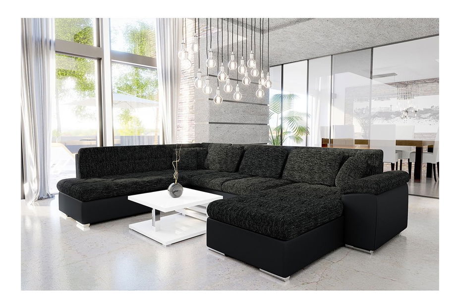 Rohová sedací souprava Talia (tmavě zelená)