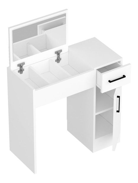 Toaletní stolek Nukela 3 (bílá)