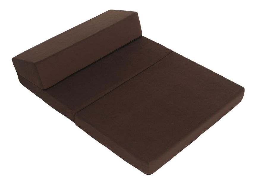 Rozkládací křeslo Viajado (tmavě hnědá)