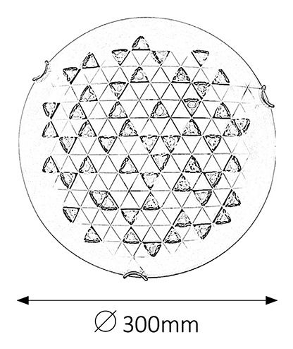 Stropní svítidlo Angie 3285 (bílá + černá)