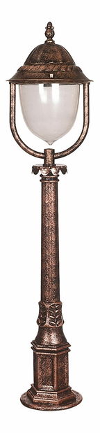 Venkovní podlahové svítidlo Ashlea (hnědá)