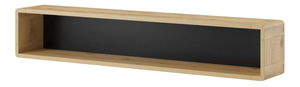 Polička Albert Typ 02 (dub taurus + černá matná)