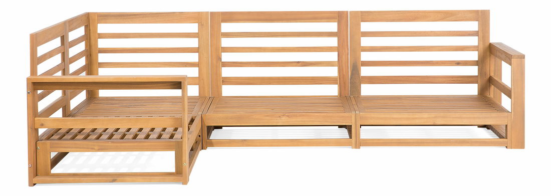 Zahradní sedací souprava Tamar (světlé dřevo) (akácie)