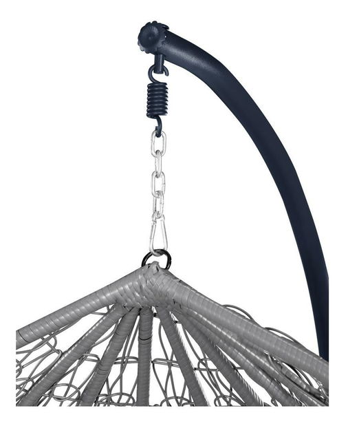 Závěsné křeslo Necesarios (šedá)