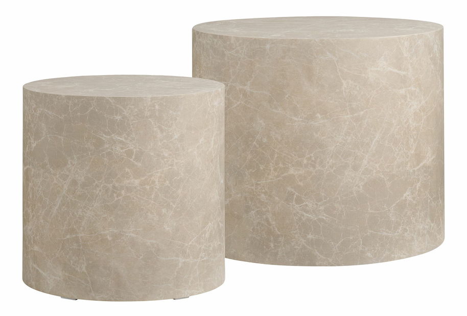 Set 2 ks konferencních stolků Pesalia 5 (mramor)