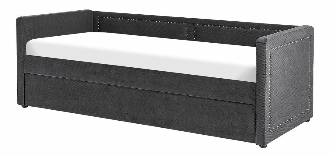 Jednolůžková postel 200 x 90 cm Mimza (šedá)