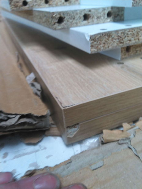 Jídelní stůl (pro 4 osoby) Kim (Bílá + Dub) *bazar