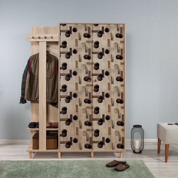 Předsíňová stěna Gardin 522 (sonoma)