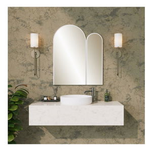 Dekorativní zrcadlo Titeku (bílá)