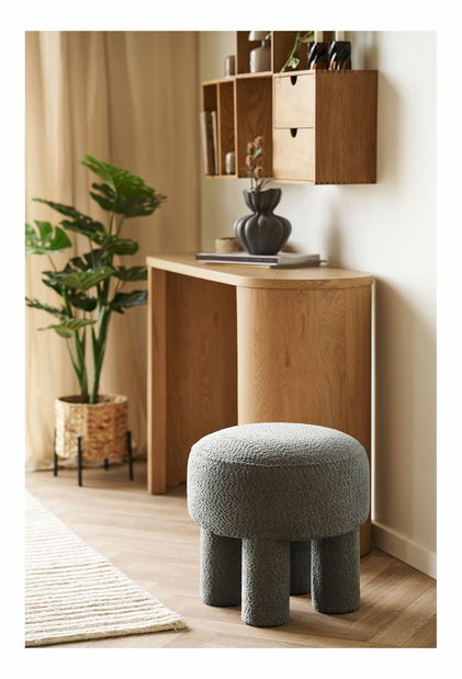 Taburetka Citanora (dřevěné uhlí)