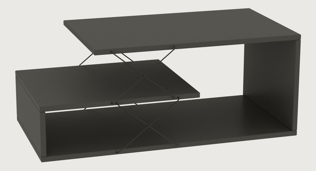 Konferenční stolek Caya (antracit)
