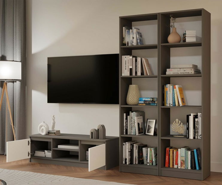 Regál Refarencios 5 (antracit)