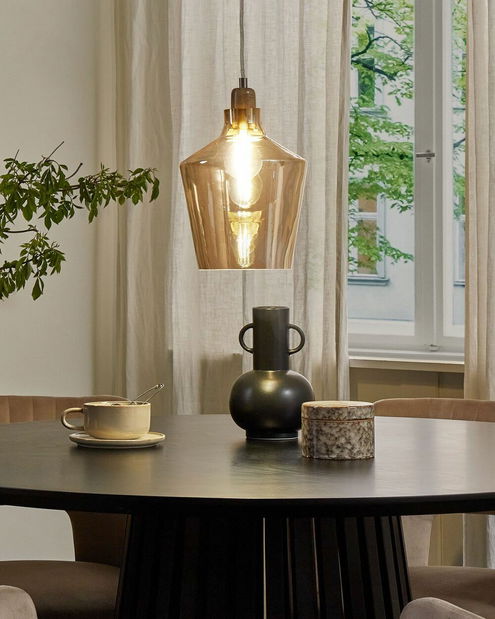 Závěsná lampa Sarida (průhledná)