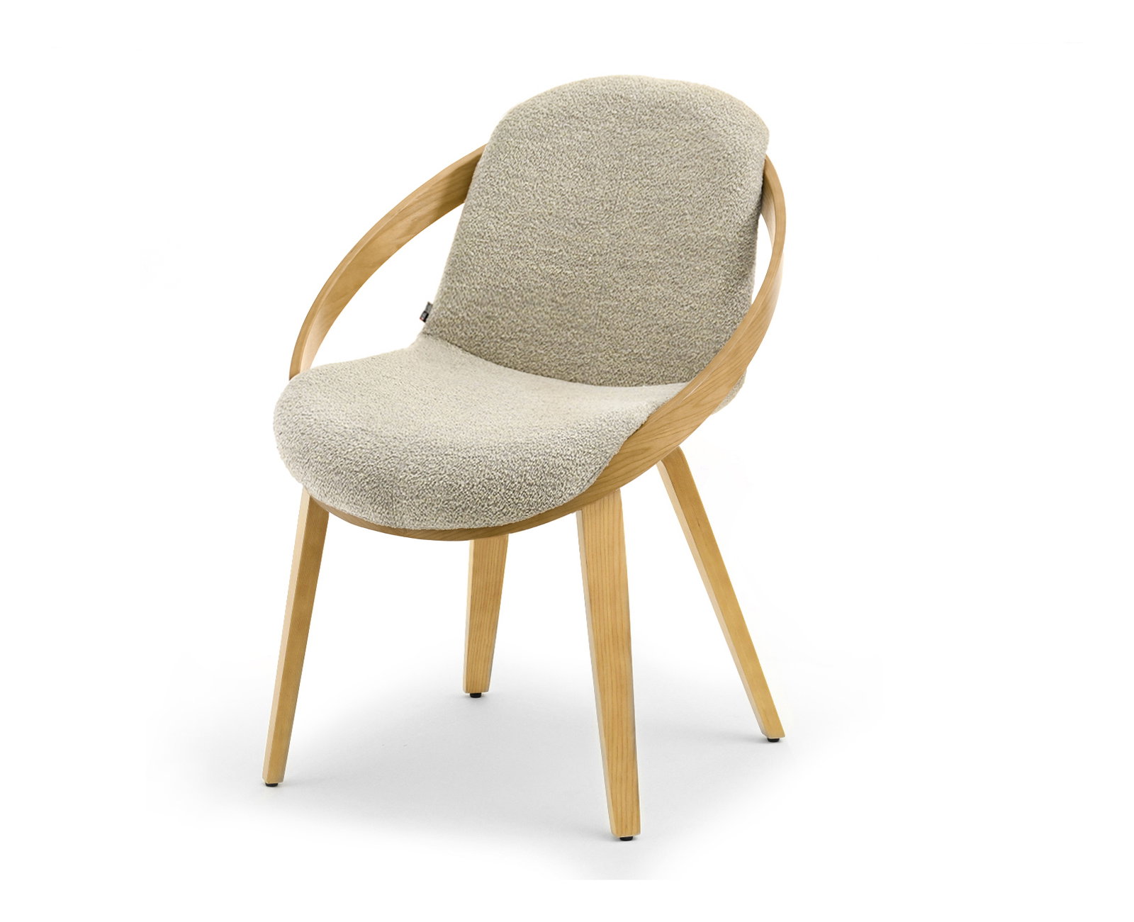 Židle Lila K (béžová + dub)