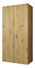 Šatní skříň 100 cm Alice 1 (dub artisan + kašmír)