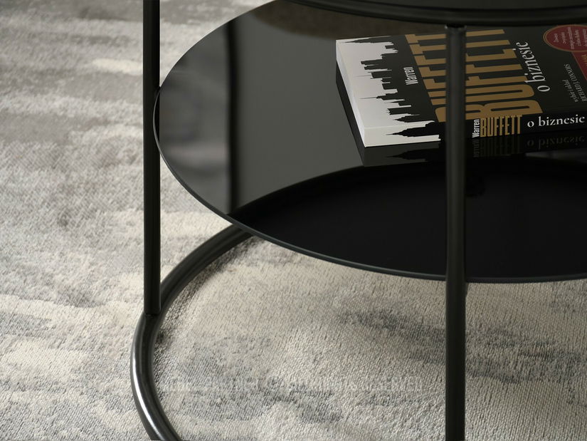 Konferenční stolek Ringo (grafit + černá)