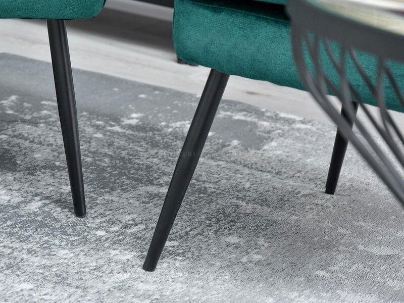 Pohovka Etimee S (zelená + zlatá)