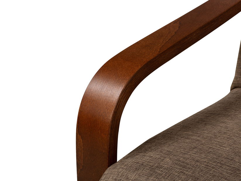 Křeslo BRW Ania ES (hnědá)